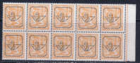 Bloc De 10 X PO 814 PE** - Cote 5 € - Typo Precancels 1967-85 (New Numerals)