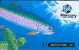 # UK_OTHERS MERCURY-MS-A4 Fish 4 Gpt  -faune,poisson,fish- Tres Bon Etat - Mercury Communications & Paytelco