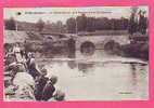 CHATEAUPONSAC  La Semme Au Pont De La Bergère Et Pont Du Tramway   Lavendières - Chateauponsac