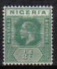 Nigeria-1921-König Georg V-(13-Wz 2)-postfrisch Mit Falz,* - Nigeria (...-1960)