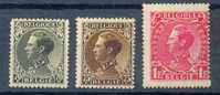 Belgie Belgique Ocb Nr : 401 - 403 * MH (zie Scan) - 1934-1935 Léopold III