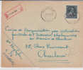 N°724T SCHRIEK 3.2.48 S/L.RECOMMANDEE V.Charleroi. TB - Storia Postale