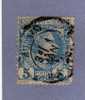 MONACO TIMBRE N° 3 OBLITERE PRINCE CHARLES III 5C BLEU - Used Stamps