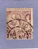 MONACO TIMBRE N° 19 OBLITERE PRINCE ALBERT 1ER 75C VIOLET BRUN SUR PAILLE - Used Stamps