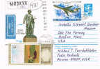 Carta, Aerea, Entero Postal, Certificada MOSCU (Rusia) 1985, Cover, Letter, Lettre - Covers & Documents