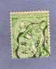 MONACO TIMBRE N° 22 OBLITERE PRINCE ALBERT 1ER 5C VERT JAUNE - Gebraucht