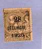 MONACO TIMBRE N° 49 OBLITERE BAPTEME DE LA PRINCESSE ANTOINETTE 75C BRUN OLIVE SUR CHAMOIS - Used Stamps