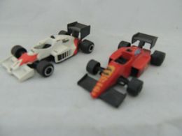 R MAJORETTE VINTAGE F1 MC LAREN & F1 FERRARI 1/55 NO BOX - Majorette