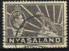 Nyasaland - 1938-1944 KGVI 2d Grey Used - Nyassaland (1907-1953)