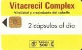 TARJETA DE VITACRECIL COMPLEX DEL  3/96 Y TIRADA 19000  ( Un Poco Rozada) - Privatausgaben