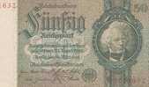 BILLETS DE 50 MARKS EMIS A BERLIN LE 30 MARS 1933 - 50 Mark