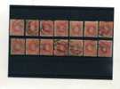 - ESPAGNE . ENSEMBLE DE TIMBRES OBLITERES  .10C.  1901-1905 - Used Stamps
