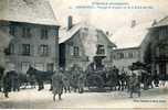 Masevaux 5 Aout 1917 "l´alsace Reconquise" Passage De Troupes Rue De La Halle Aux Blés... - Masevaux