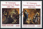 1991 - VATICANO - VATIKAN - VATICAN - VATICAAN - Unif. 916/17 - Santa Brigida  - MNH - Stamps Mint - Neufs