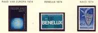 Niederlande / Netherlands 1974 : Mi 1035-1037 *** - BENELUX & NATO - Unused Stamps