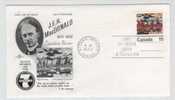 Canada FDC 8-6-1973 J. E. H. MacDonnald Canadian Painter 1873 - 1932 With Cachet - 1971-1980