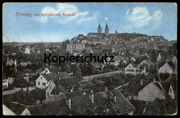 ALTE POSTKARTE FREISING VON DER SCHÖNEN AUSSICHT PANORAMA 1911 Bayern Ansichtskarte AK Cpa Postcard - Freising