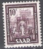 Saar 1949 Michel 272 Neuf ** Cote (2011) 0.40 € Artisanat Pour Les Bâtiments - Ungebraucht