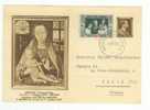 Illustration Bruges Expo Des Oeuvres Memling En 1939 Obl. Bruxelles + Complément Pour Paris - Geïllustreerde Briefkaarten (1971-2014) [BK]