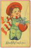 VALENTINE GREETING Cute CHUBBY LITTLE BOY A Heart Full Of Love 1923 - Dia De Los Amorados