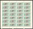 Russia 1965 Mi# 3169 Sheet With Plate Error Pos. 4 - Antonov An-24 - Variétés & Curiosités