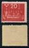 SUEDE - UPU / 1924 - # 166 - 20 ö. Rouge * / COTE 15.00 EURO - Unused Stamps