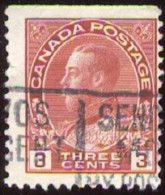 Pays :  84,1 (Canada : Dominion)  Yvert Et Tellier N° :   111-1 (o) Du Carnet - Timbres Seuls