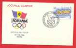 ROMANIA 1984  Cover. Los Angeles Olympics Games - Sommer 1984: Los Angeles