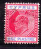 1904 - Cyprus - Mi. No. 50, Wz. 3 - Cyprus (...-1960)