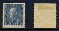 SUEDE / 1925 - # 198 - 25 ö. Bleu * / COTE 20.00 EURO - Unused Stamps