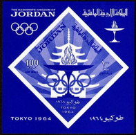 JORDAN..1965..Michel # Block 21...MLH...MiCV - 21 Euro. - Jordan