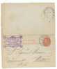 3 Cartes Lettres De 1889, 90, 91 , Voyagées, Toutes Scannées - Postwaardestukken