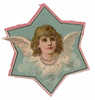 DECOUPI ANCIEN ANGE DANS UNE ETOILE - DIE-CUT - Angels