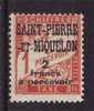 SPM  Taxe Surchargé  N°19 Neuf (X) Sans Gomme. - Timbres-taxe