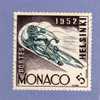 MONACO TIMBRE N° 389 OBLITERE JEUX OLYMPIQUES D HELSINKI 1952 LE CYCLISME - Oblitérés