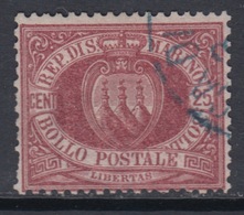 SAN MARINO - Sassone N. 5a - USATO - Cv 120 Euro - Usados