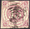 Thurn & Taxis #51 Used 15kr Lilac From 1859 - Oblitérés