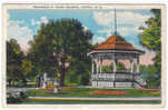 HALIFAX NOVA SCOTIA CANADA Public Garden GAZEBO BANDSTAND Circa -1920 - Halifax