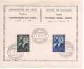 BELGIQUE  PREMIER JOUR  FDC 15 09 1937 N° 456 + 457  SUR DOC: Fondation Musicale Reine ELISABETH - Unclassified