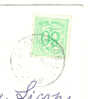 COB 857 Oblitéré St Symphorien 1956 - Postmarks - Points