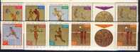 #GG14. Poland 1965. Olympic Games Medals. Stripes Of 3. Michel 1623-30ZF. MNH(**) - Ungebraucht