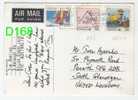 Australia, Mi ?, 1097, 1087a - Used To United Kingdom 1990 - Caixa # 8 - Cartas & Documentos
