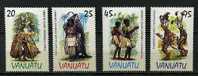 Vanuatu ** N° 705 à 708 - Costumes Traditionnels - Vanuatu (1980-...)