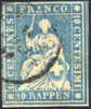 Switzerland #27 XF Used 10r Imperf From 1855-57 - Oblitérés