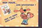 FRANCE CARTE MAXIMUM   NUM.YVERT 3467 BANDES DESSINEES BOULE ET BILL  FETE DU TIMBRE - 2000-2009