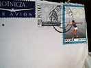 POLONIA POLSKA AVION AIR MAIL 2 COMMEMORATIVI BARCA VELA E SPORT OLIMPIADI VB1969 CH1011 - Brieven En Documenten