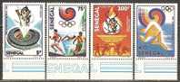 Senegal 1988 Mi# 983-986 ** MNH - Summer Olympics, Seoul - Verano 1988: Seúl