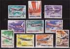 Saint Marin    Aerien N 128 . 137 138  Oblitere  10 Valeurs - Airmail