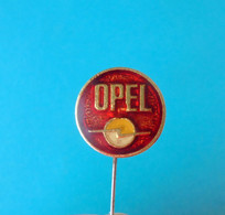 OPEL - Vintage Pin Badge * German Car Automobile Auto Automovil Carro Germany Deutschland Abzeichen Anstecknadel - Opel