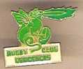 Pin´s RUGBY  (rugby Club Dracenois) 83300  DRAGUIGNAN ( Dragon ) - Rugby